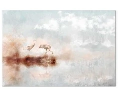 Artgeist Paveikslas - Cranes in the Morning (1 Part) Wide