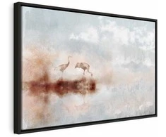 Artgeist Paveikslas - Cranes in the Morning (1 Part) Wide