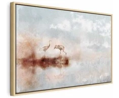Artgeist Paveikslas - Cranes in the Morning (1 Part) Wide