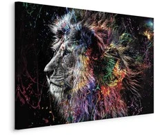 Artgeist Paveikslas - Crazy Lion (1 Part) Wide