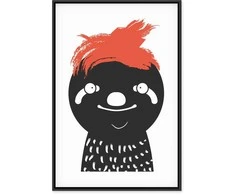 Artgeist Paveikslas - Crazy Sloth (1 Part) Vertical