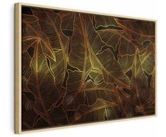 Artgeist Paveikslas - Dance of Golden Leaves (1 Part) Wide