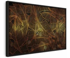 Artgeist Paveikslas - Dance of Golden Leaves (1 Part) Wide