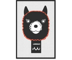 Artgeist Paveikslas - Decorative Alpaca (1 Part) Vertical
