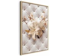 Artgeist Paveikslas - Diamond Lilies (1 Part) Vertical