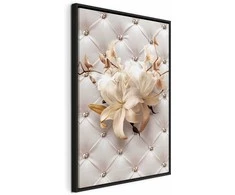 Artgeist Paveikslas - Diamond Lilies (1 Part) Vertical