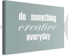 Artgeist Paveikslas - Do Something Creative Everyday (1 Part) Wide