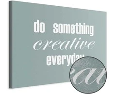 Artgeist Paveikslas - Do Something Creative Everyday (1 Part) Wide