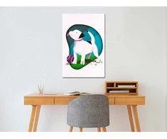 Artgeist Paveikslas - Dog and Ball (1 Part) Vertical