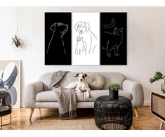 Artgeist Paveikslas - Domestic Animals (3 Parts)