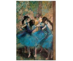 Artgeist Paveikslas - Edgar Degas – Mėlyna Dancers
