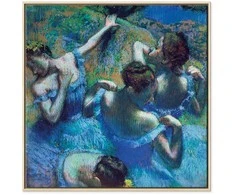 Artgeist Paveikslas - Edgar Degas – Mėlyna Dancers II