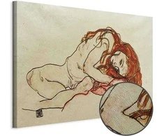 Artgeist Paveikslas - Egon Schiele – Crouched Girl With Bowed Head