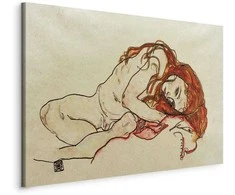 Artgeist Paveikslas - Egon Schiele – Crouched Girl With Bowed Head
