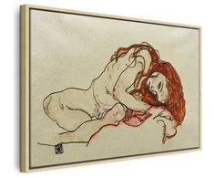 Artgeist Paveikslas - Egon Schiele – Crouched Girl With Bowed Head
