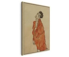 Artgeist Paveikslas - Egon Schiele – Self-Portrait (Man in Oranžinis Jacket)