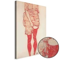 Artgeist Paveikslas - Egon Schiele – Standing Woman in Raudona