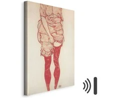 Artgeist Paveikslas - Egon Schiele – Standing Woman in Raudona
