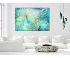 Artgeist Paveikslas - Emerald Ocean (1 Part) Wide