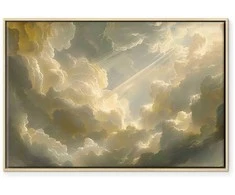 Artgeist Paveikslas - Enchanting Play of Colors Against a Backdrop of Clouds