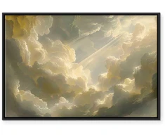 Artgeist Paveikslas - Enchanting Play of Colors Against a Backdrop of Clouds