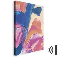 Artgeist Paveikslas - Energetic Shapes - Dynamic Oil Paint Composition on Canvas