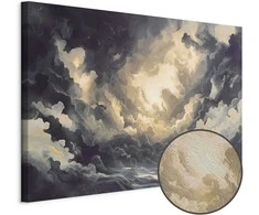 Artgeist Paveikslas - Epic Light Play: The Sun Battling for Dominance Over the Clouds