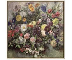 Artgeist Paveikslas - Eugène Delacroix – Bouquet of Flowers