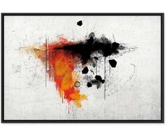 Artgeist Paveikslas - Expression of Raudona (1 Part) Wide