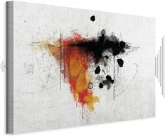 Artgeist Paveikslas - Expression of Raudona (1 Part) Wide