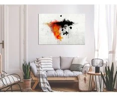 Artgeist Paveikslas - Expression of Raudona (1 Part) Wide