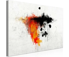 Artgeist Paveikslas - Expression of Raudona (1 Part) Wide