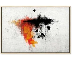 Artgeist Paveikslas - Expression of Raudona (1 Part) Wide
