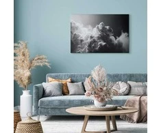 Artgeist Paveikslas - Extraordinary Phenomenon: The Sun Illuminating Dark Clouds