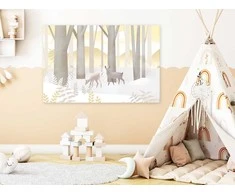 Artgeist Paveikslas - Fairy-Tale Forest (1 Part) Vertical - Third Variant