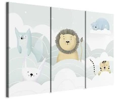 Artgeist Paveikslas - Fairy-Tale Zoo (3 Parts)