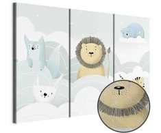 Artgeist Paveikslas - Fairy-Tale Zoo (3 Parts)