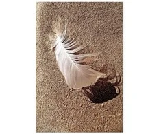 Artgeist Paveikslas - Feather on the Sand (1 Part) Vertical