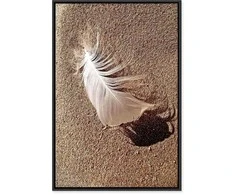 Artgeist Paveikslas - Feather on the Sand (1 Part) Vertical