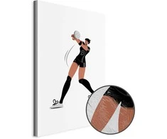 Artgeist Paveikslas - Female Volleyball Player Illustration