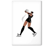 Artgeist Paveikslas - Female Volleyball Player Illustration