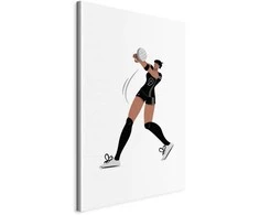 Artgeist Paveikslas - Female Volleyball Player Illustration