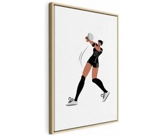 Artgeist Paveikslas - Female Volleyball Player Illustration