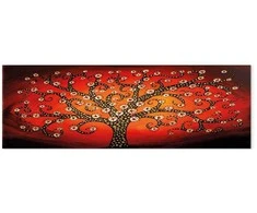 Artgeist Paveikslas - Fiery Tree (1 Part) Narrow