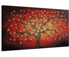 Artgeist Paveikslas - Fiery Tree (1 Part) Narrow