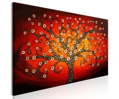 Artgeist Paveikslas - Fiery Tree (1 Part) Narrow
