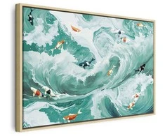 Artgeist Paveikslas - Fish and waves
