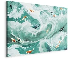Artgeist Paveikslas - Fish and waves