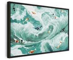 Artgeist Paveikslas - Fish and waves