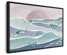 Artgeist Paveikslas - Fish on the waves